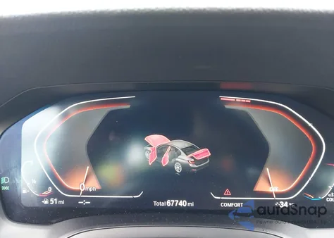 2022 BMW 330I xDrive z USA, uszkodzony, nr VIN 3MW5R7J02N8C32306